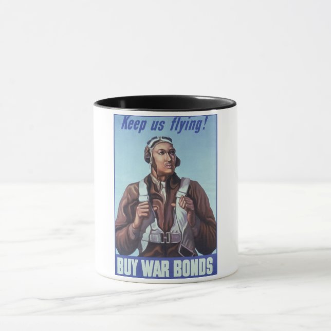Taza Aviadores negros: Servicio militar de combate de l (Centro)