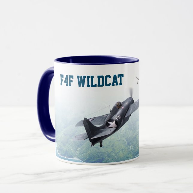 Taza Aviation Art Mug "F4F Wildcat" (Anverso izquierdo)