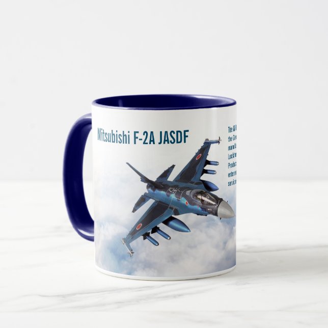 Taza Aviation Art Mug "Mitsubishi F-2" (Anverso izquierdo)