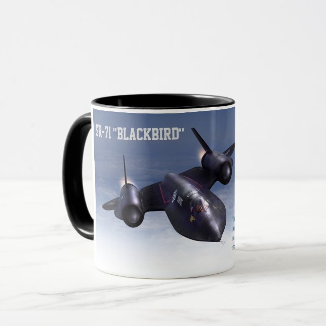 Taza Aviation Art Mug "SR-71 Blackbird" (Anverso izquierdo)