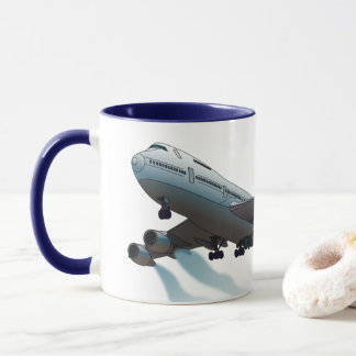 Taza Avión. Un chorro gigante.