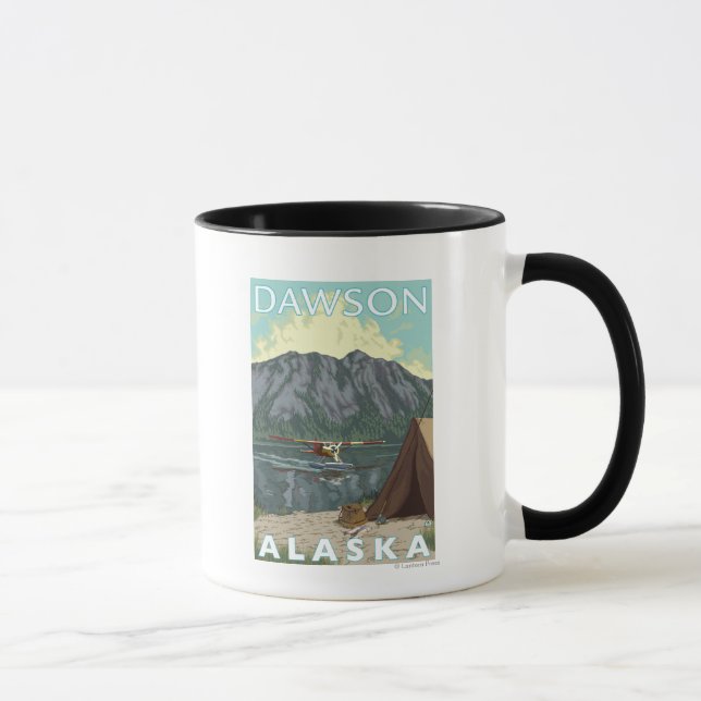Taza Avión y pesca de Bush - Dawson, Alaska (Derecha)