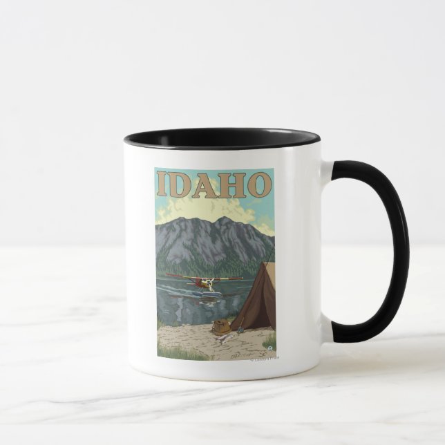 Taza Avión y pesca de Bush - Idaho (Derecha)
