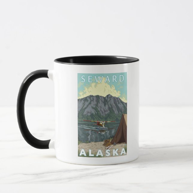Taza Avión y pesca de Bush - Seward, Alaska (Izquierda)