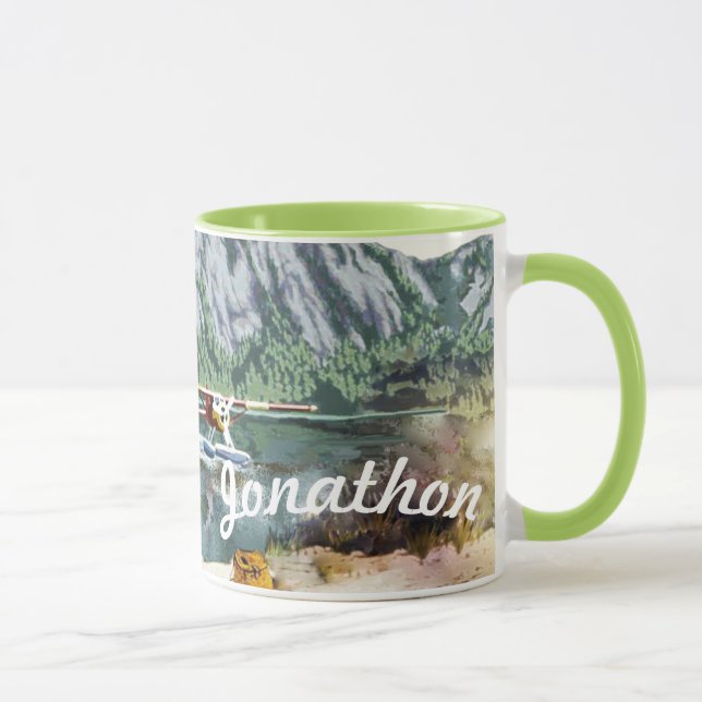 Taza Avión Y Viajes De Pesca De Alaska Bush (Derecha)