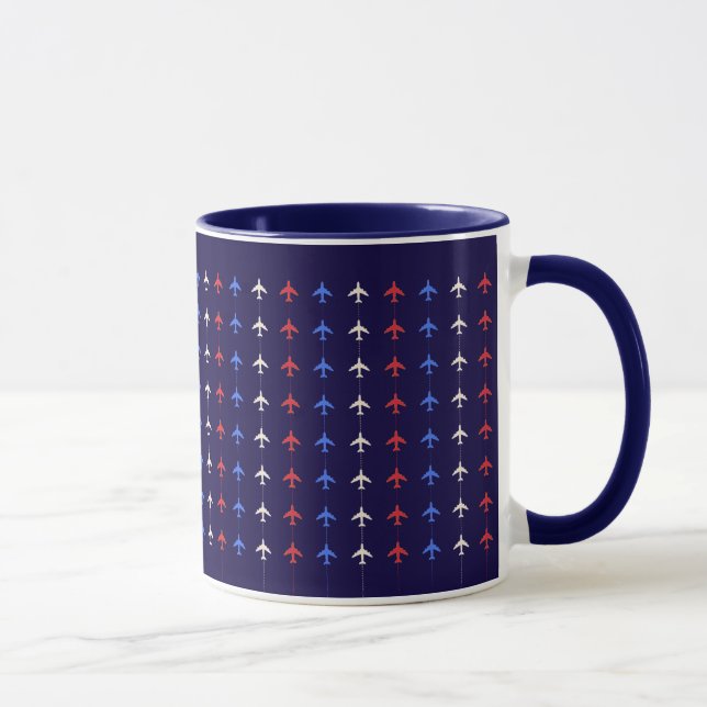 Taza aviones de compañías aéreas (Derecha)