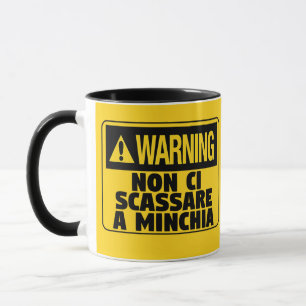 Taza Aviso a los que no son chiitas: Sicilia graciosa