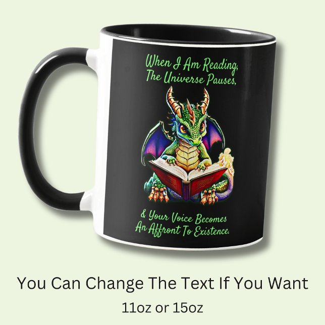 Taza Aviso de Dragón Púrpura Verde Leer voz del libro (Subido por el creador)