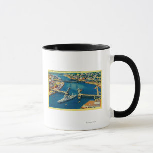 Taza Aviso de guerra de EE.UU. de paso por Portland