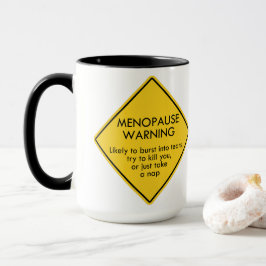 Taza Aviso de menopausia