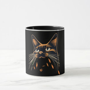Taza Avistamientos de gatos lindos Humor de amante de g
