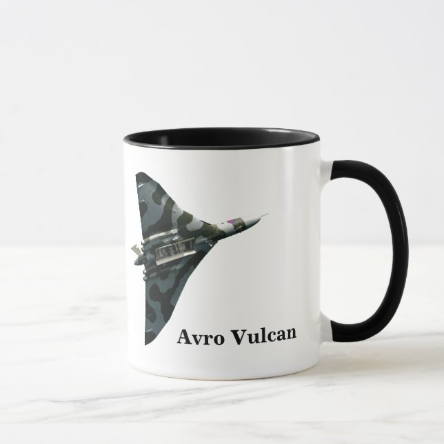 Taza Avro Vulcan Bomber con su monograma (Derecha)
