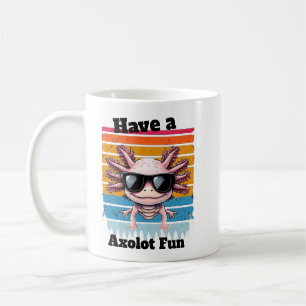 Taza Axolot De Diversión - Taza De Café Con Juego