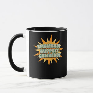 Taza Ayuda emocional Coworker Classic Chill Funny