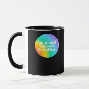 Taza Ayuda emocional Coworker Funny