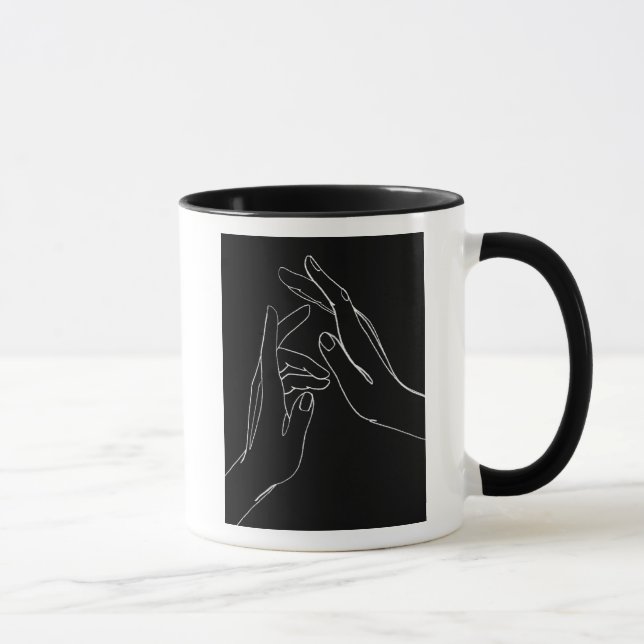Taza Ayudar a las manos (Derecha)