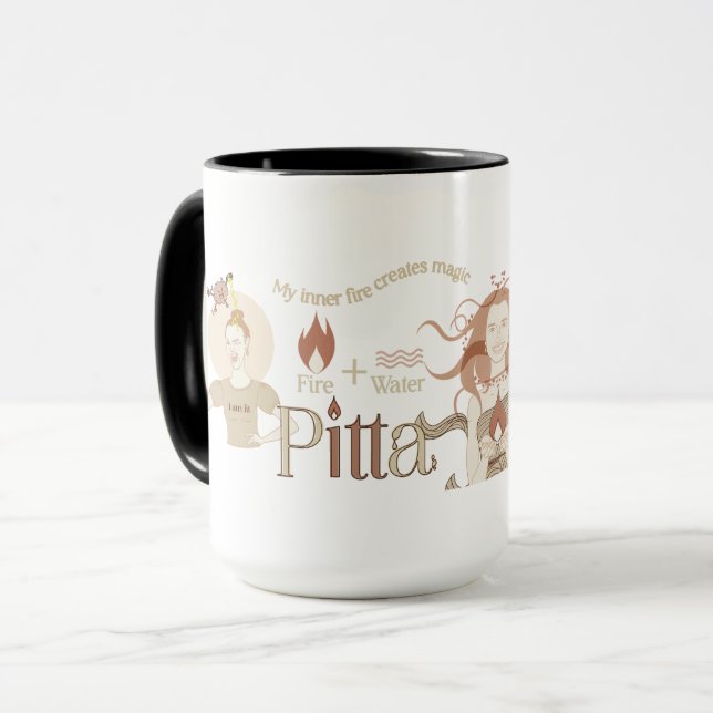Taza Ayurveda Pitta Mug (Anverso izquierdo)