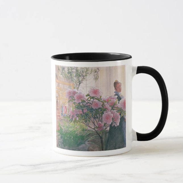 Taza Azalea, 1906 (w/c en el papel) (Derecha)