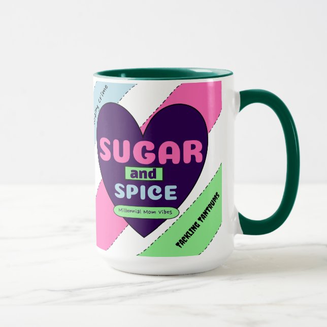 Taza Azúcar y especias: Poder de la mamá del milenio (Derecha)