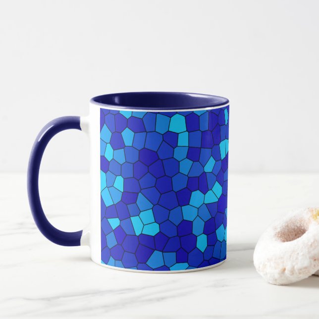 TAZA AZUL (Con donut)
