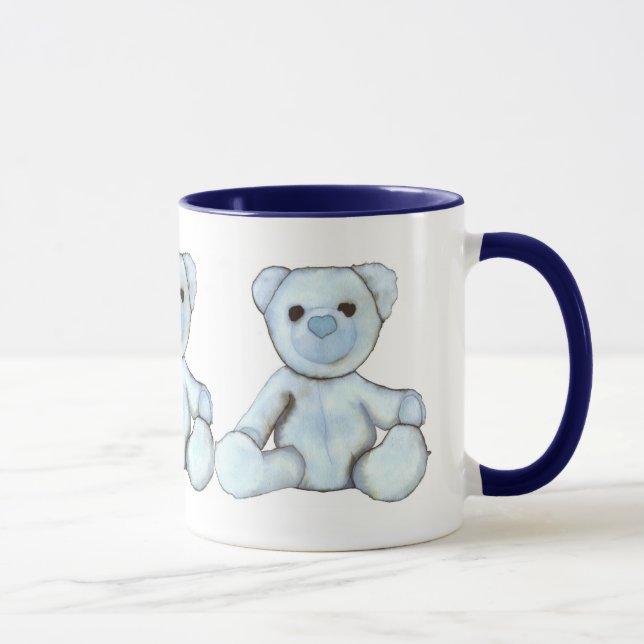 Taza azul 2 del peluche (Derecha)