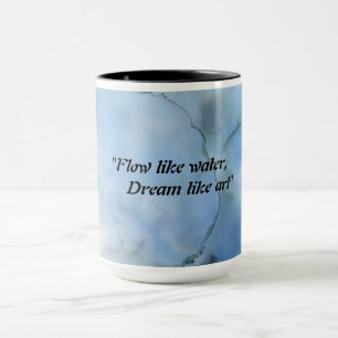 Taza Azul acuarela Ilustración