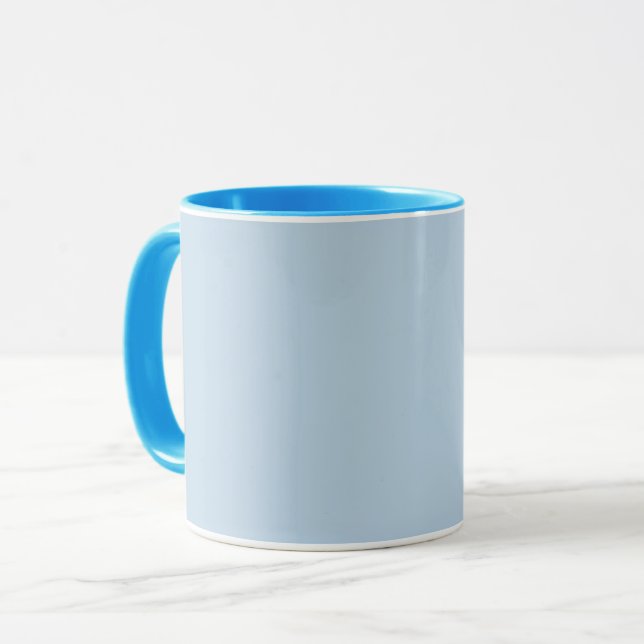 Taza Azul beau (color sólido) (Anverso izquierdo)
