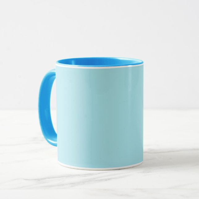 Taza Azul Blizzard (color sólido) (Anverso izquierdo)