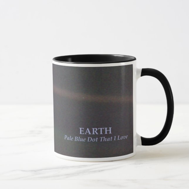 TAZA AZUL CLARO DEL PUNTO DEL VIAJERO (Derecha)