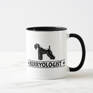 Taza Azul de Kerry chistoso Terrier