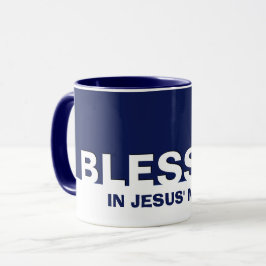 Taza Azul de la Marina Cristiana
