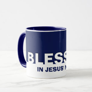 Taza Azul de la Marina Cristiana