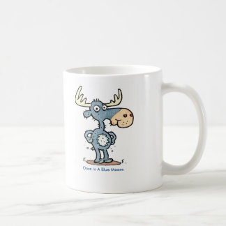 Taza azul de los alces