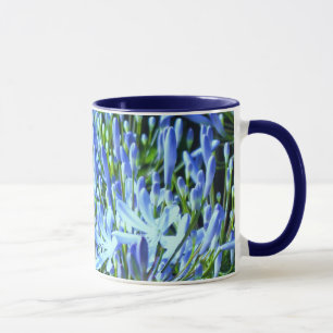 Taza azul del Agapanthus
