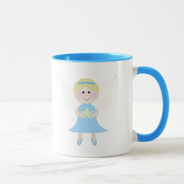 Taza Azul del ángel, (Derecha)