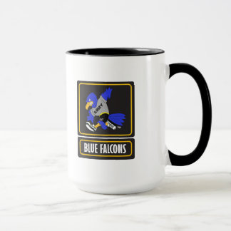Taza azul del campanero de los Falcons