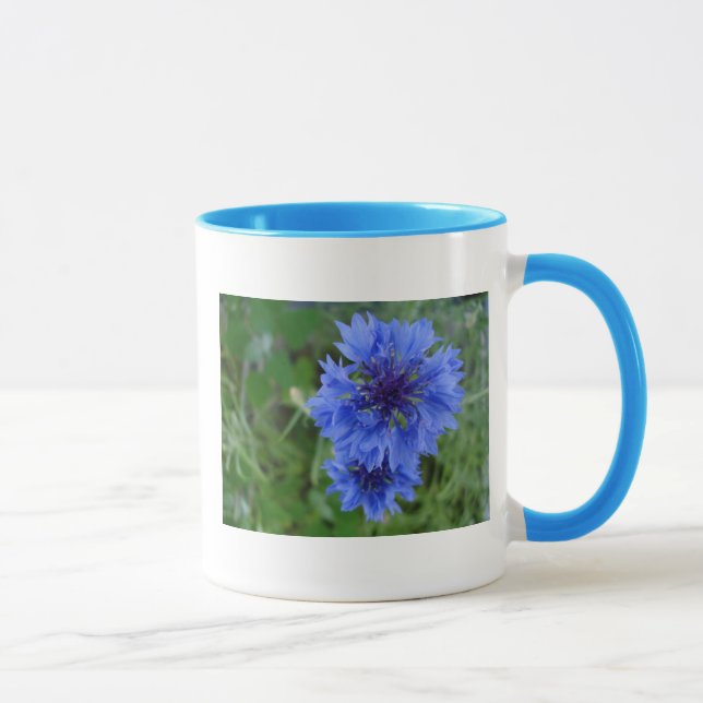 Taza azul del Cornflower (Derecha)