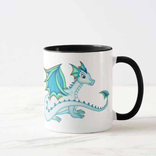 Taza azul del dragón del hielo (Derecha)