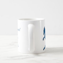 Taza azul del dragón por las creaciones del dragón