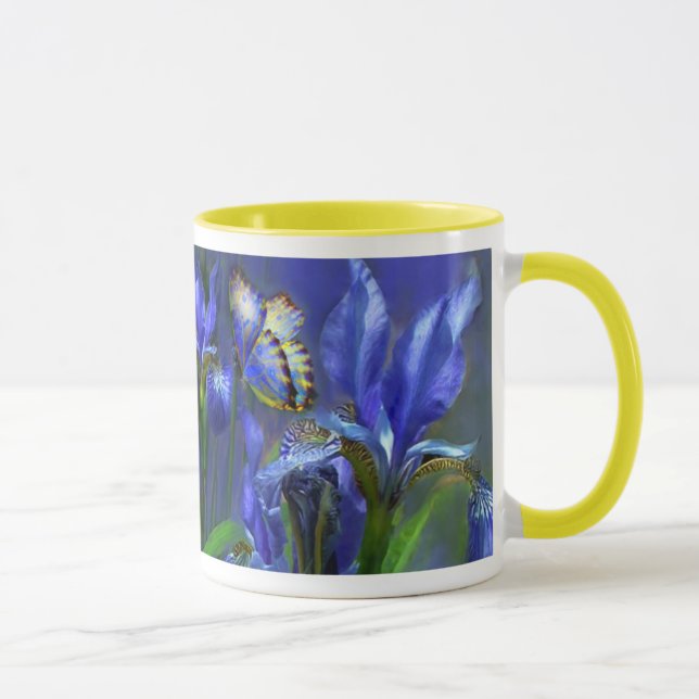 Taza azul del iris de la diosa (Derecha)