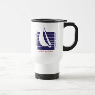 Taza azul del viaje de Square_UpDown Auckland del