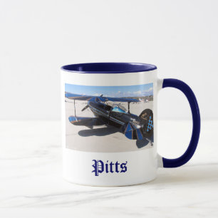 Taza Azul especial de Pitts, Pitts