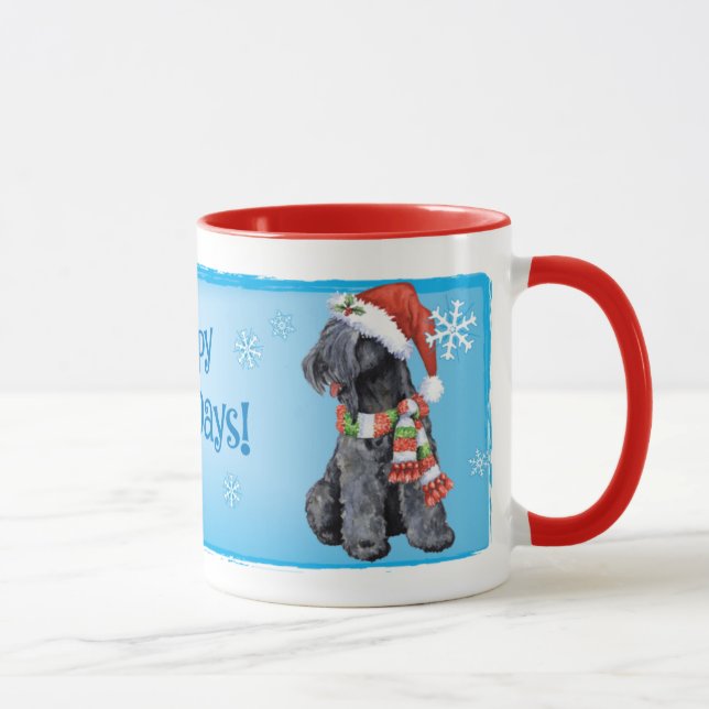Taza Azul feliz Terrier de Howliday Kerry (Derecha)