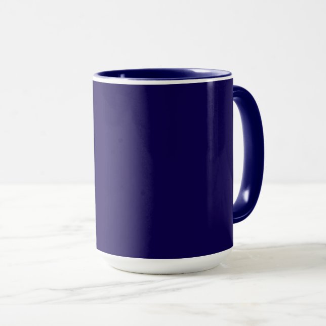 Taza Azul marino (Anverso derecho)