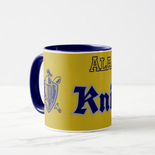 Taza azul marino de Alabama Knights
