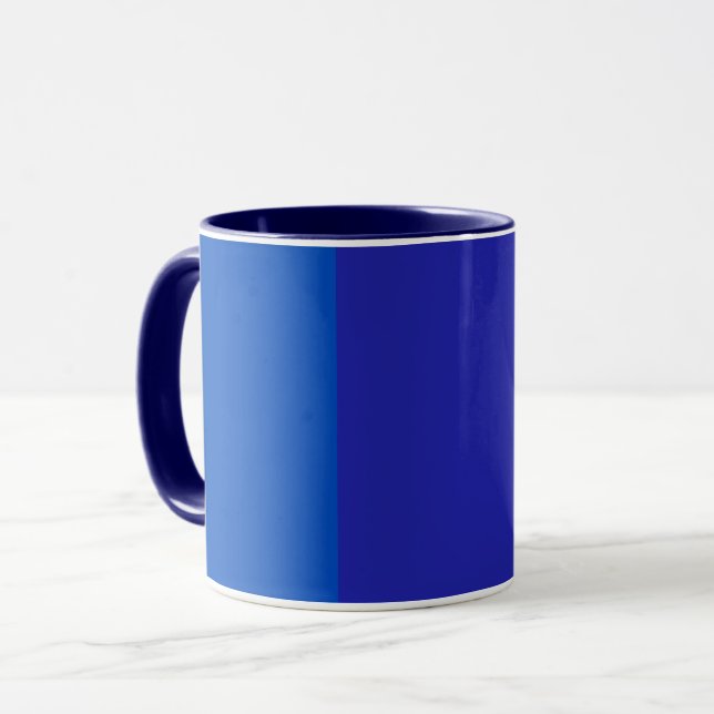 Taza Azul medio- azul fuerte -azul grisáceo (Anverso izquierdo)