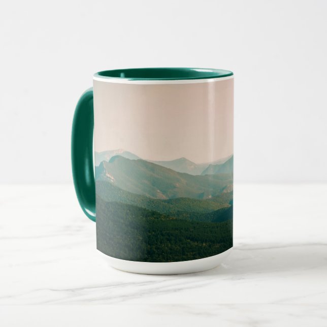 Taza Azul por las montañas (Anverso izquierdo)