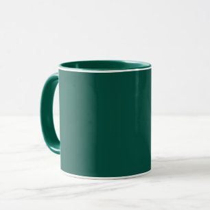 Taza Azul-verde (rueda de colores) Verde mar profundo 
