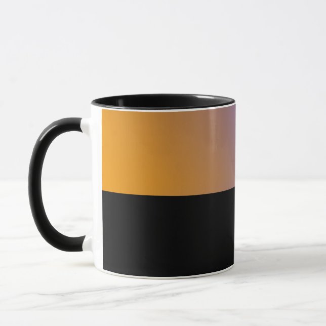 Taza B03 - Tasse mit Orange Blau Farbverlauf (Izquierda)