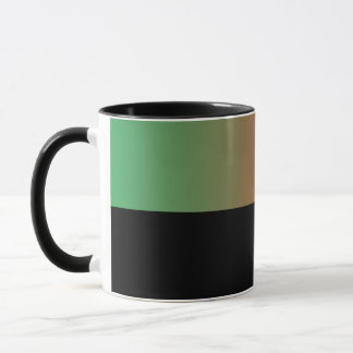 Taza B05 - Tasse mit Rot Grün Farbverlauf